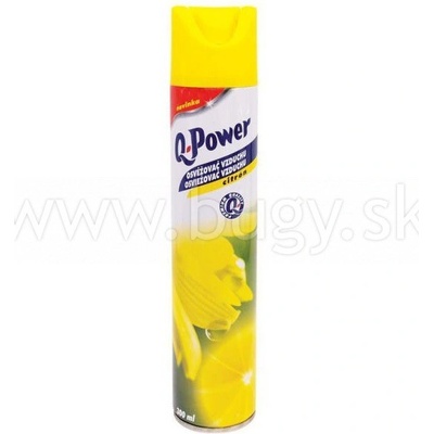 Q Power Citrón osviežovač vzduchu v spreji 300 ml