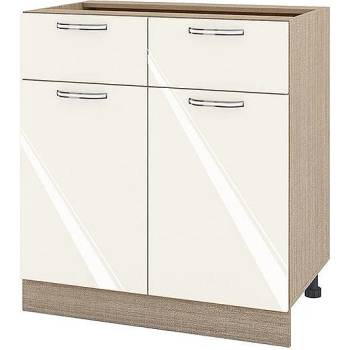 Image 1 of ИРИМ Долен кухненски шкаф Сити МФ-Крийм гланц-11-26 80 см