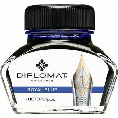 Diplomat inkoust Diplo Octopus 30 ml skleněně modrý