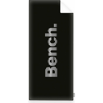 Bench osuška 80 x 180 cm Pruhy čierno-biela