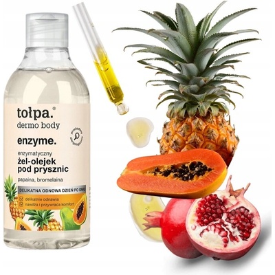 Tołpa Dermo Body Enzyme sprchový olej na regeneráciu pokožky 300 ml