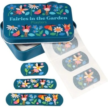 Rex London - Лепенки за рани в метална кутийка - Феи в градината (29437)