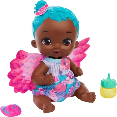 Mattel My Garden Baby Miminko plameňák s modrými vlasy