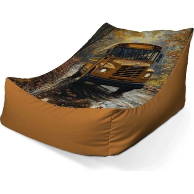 Sablio sedací vak lounge Žlutý školní autobus 80 x 95 x 50 cm