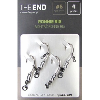 Delphin Montáž The End Ronnie Rig 4 ks veľ.6
