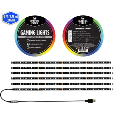 RGB лента KontrolFreek Gaming Lights Kit, USB (2.74m) (KF-LED-4211-LED6)