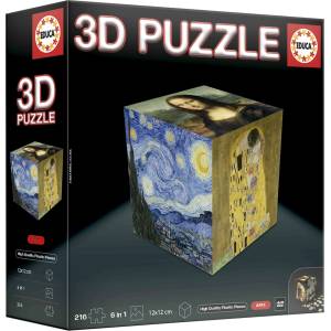 Educa 3D Пъзел Educa от 6 x 36 части - Изкуство (20123)