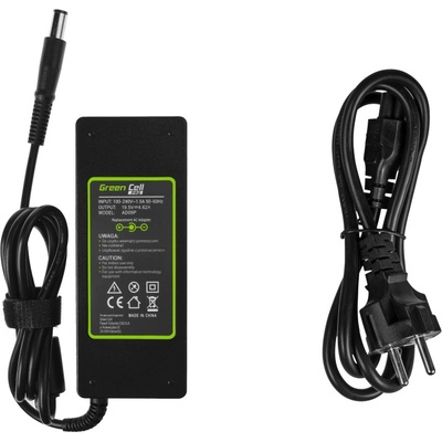 Зарядно за лаптопи Dell, 90W / 19, 5V / 4, 62A / 7, 4mm x 5, 0mm (ZZ/DEL195462)