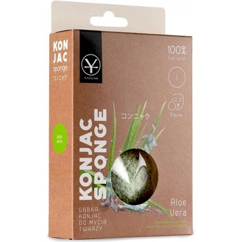 Image 1 of Yasumi Konjac Sponge For Face Wash With Aloe Vera For Dry And Sensitive Skin Гъби за лице унисекс 20gr