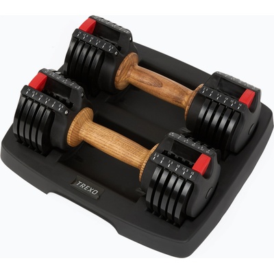 XTREXO ads15 регулируем дъмбел / щанга черен