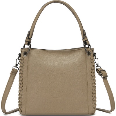 Miss Lulu dámska kabelka s crossbody popruhom khaki