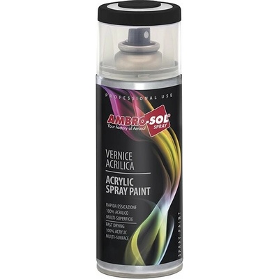 Ambro Sol univerzálna akrylová v spreji 0,4 l RAL 9005 čierna