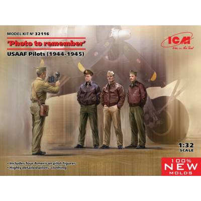 ICM Photo to Remember USAAF Pilots 1944–1945 1:32