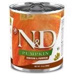Farmina N&D Pumpkin Dog Venison & Pumpkin ADULT GRAIN FREE - консерва за пораснали кучета над 1 година, с еленско и тиква, БЕЗ ЗЪРНО, 285 гр Италия PND285016