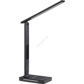 Kobi Led Димируема лампа с безжично зареждане qi, дисплей и usb порт led/7w/230v 3000-6000k (kb0460)