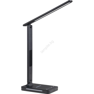 Kobi Led Димируема лампа с безжично зареждане qi, дисплей и usb порт led/7w/230v 3000-6000k (kb0460)