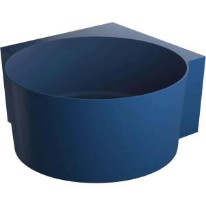 Omnires Ovo M+ - Ъглова вана 120х120 см, синя мат OVO120WNMB (OVO120WNMB)