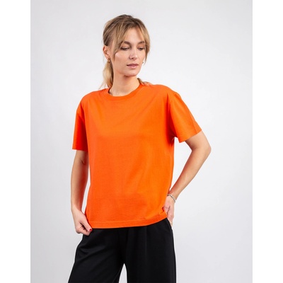 Organic Basics True Heavy Boxy Tee Tangerine