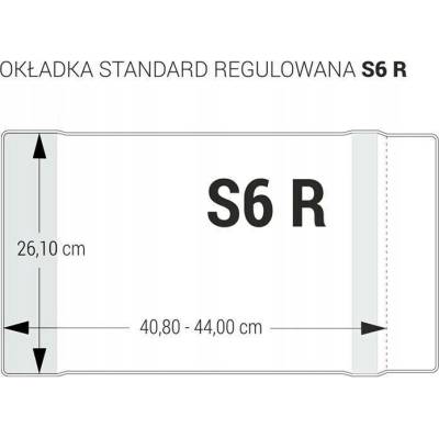 Biurfol Nastaviteľný obal na knihy S6 26 1 cm x 44 cm