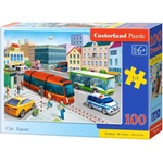 Castorland Пъзел Castorland от 100 части - В центъра на града (B-111183) - baby