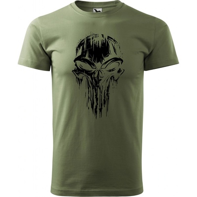 Tričko Skull 2.0 olive