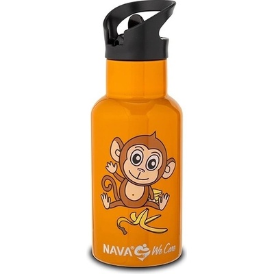 Plastimex termoska 350 ml opička oranžová