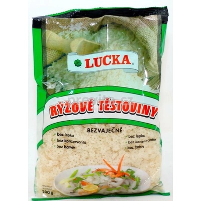 Lucka Rýžové těstoviny bezlepkové polévkové hvězdičky 300 g