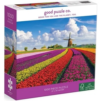 Good Puzzle Co Пъзел Good Puzzle от 1000 части - Цветя в Холандия