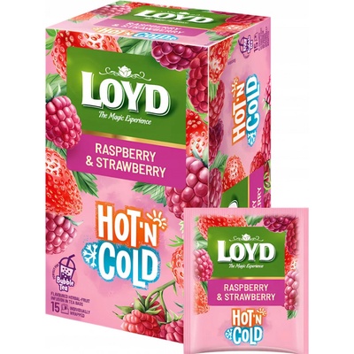 Loyd Fruit Čaj Express Malina Jahoda Hot'N Cold 30 g