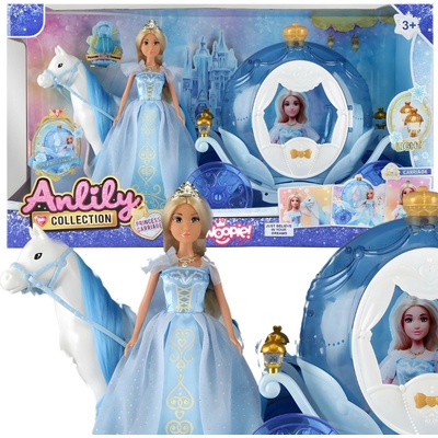 Woopie ĽADOVÁ PRINCEZNÁ LILY SÚPRAVA KOČ KORUNA