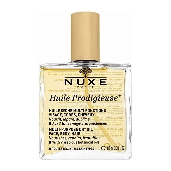 NUXE Huile Prodigieuse Dry Oil Mултифункционално масло за лице, тяло и коса 100 ml