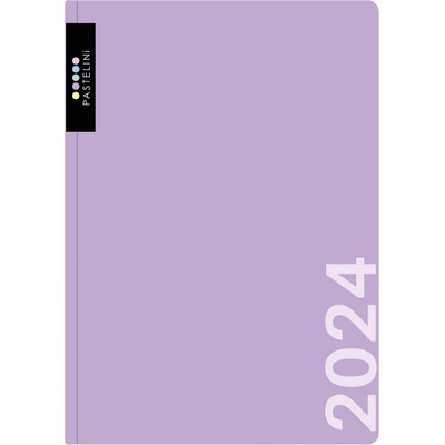 Pastelini A6 týdenní 2027 fialová