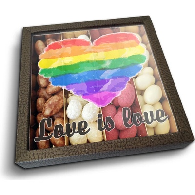 Sablio Mandle v čokoláde Love is Love 4 x 80 g