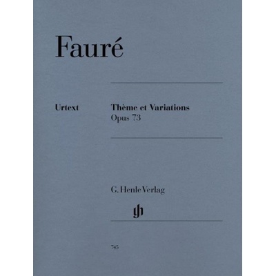 Théme et Variations op. 73 for Piano noty pre klavír