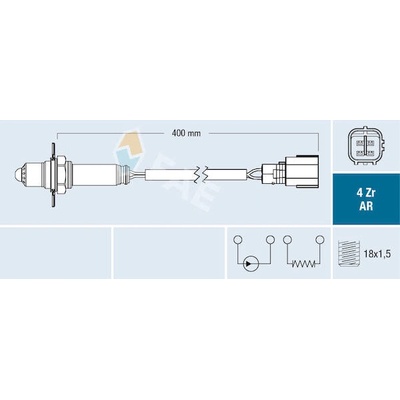 Lambda sonda FAE 75662