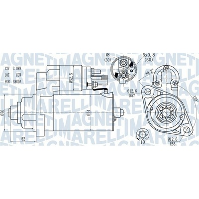 żtartér MAGNETI MARELLI 063721393010