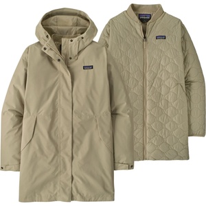 Patagonia Дамско яке парка Patagonia Women's Heyes Peak 3-In-1 Parka 3-in-1 jacket - Weathered Stone (104-7086-0313)