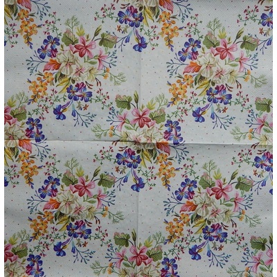 Daisy obrúsky Květované 33x33cm