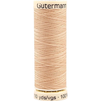 Polyesterové nitě návin 100 m Gütermann univerzální Varianta: 006 Apricot Sherbet, Balení: 1 ks