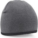 Beechfield dvoubarevná zimní čepice beanie šedá-černá