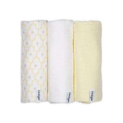 Lodger Swaddler Solid Matcha 70 x 70 cm Butter 3 ks