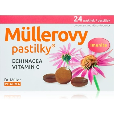 Dr. Müller Müllerovy pastilky s echinaceou 24 ks