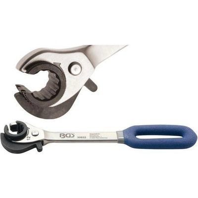 BGS technic Otevřený očkový klíč 12 mm s ráčnou na převlečné matice BGS 30832