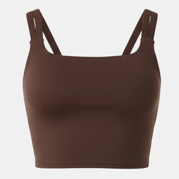 USA Pro Women's Strappy Performance Gym Vest - Espresso