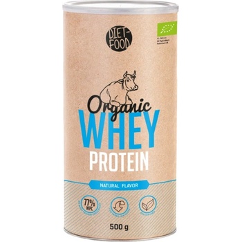 Image 1 of Diet Food Organic Whey Protein Concentrate - Natural / Био суроватъчен протеин коцентрат - неовкусен [500 грама]