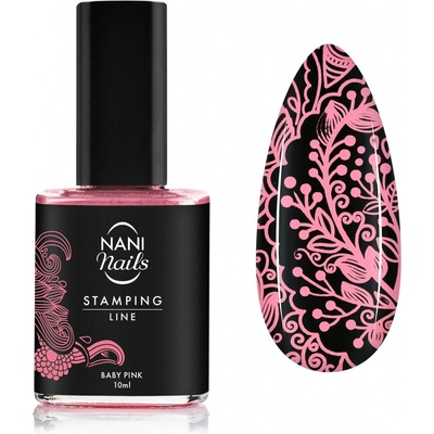 NANI lak na pečiatkovú metódu Baby pink 10 ml