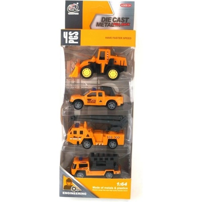 Alltoys Autíčko 4 ks 1 : 64