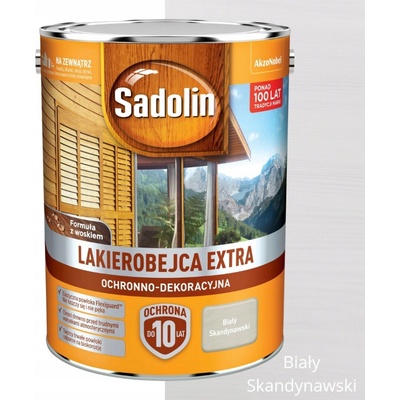 Sadolin Extra bílý skandinávský lak na dřevo 5L