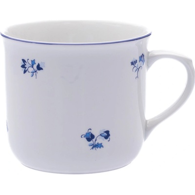 Český porcelán Dubí Hrnek Vařák modrá házenka 650 ml