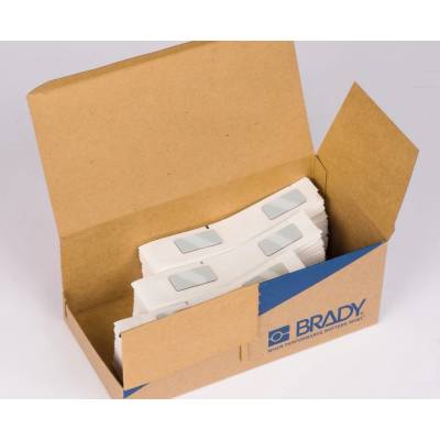 Brady M6-07-7593-SL / 312035, Етикети за подмяна на гравирани табели, 18 mm x 35 mm (312035)